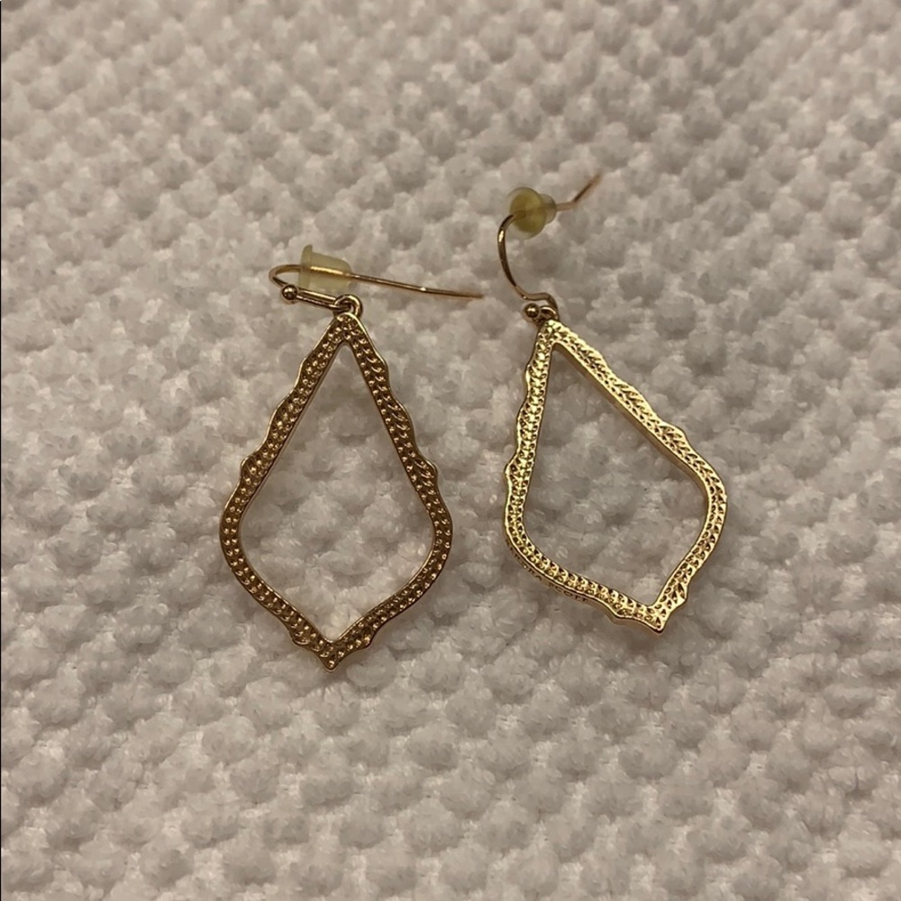 Small rose gold Sophia KS earrings